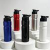 750ml Aluminum Flip-Top Travel Water Bottle With Handle Hiking Camping Outdoor Sports