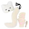 Mask and Tail Set Lovely for Women Girls Animal Tail Glove Set for Carnival Role Play Prom Stage Performance Halloween Party
