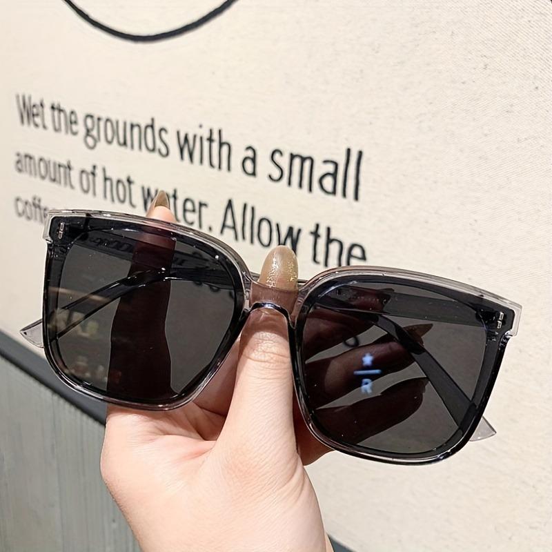 

1pcs Unisex New Sunglasses, Square Cat Eye Frame, UV Protection, Daily & Commute Wear