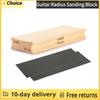 Guitar Radius Sanding Block Wooden Two-Way Radius Sanding Block for Fret Leveling Fingerboard Sanding Beam Luthier Tool