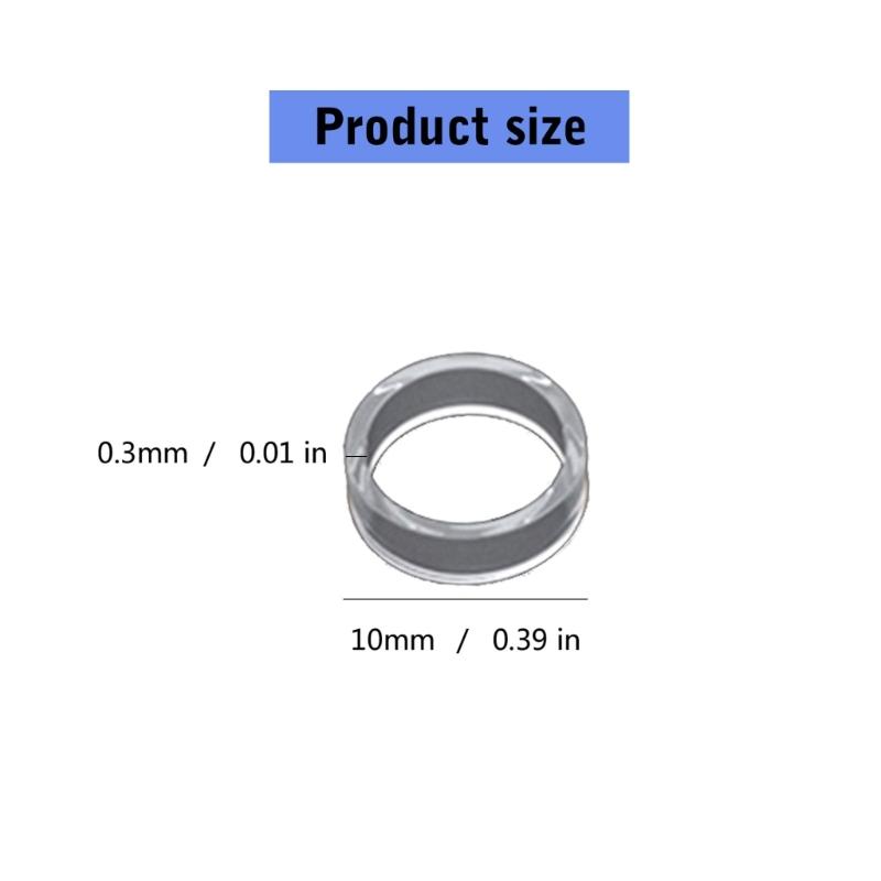 6Pcs Invisible Elastic Rocker Protective Guard Rings for VR2 Controller Silicone Joystick Protectors Wear Resistant
