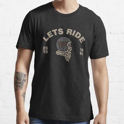 Plus Size S-3XL Santa Biker Vintage Xmas Printed T-shirt  Men's Tops Fashion Clothes Tees