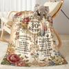 90. Geburtstag Flanelldecke - Weich und geeignet für Sofas, Betten, Büros, Reisen, alle Jahreszeiten, tolles Geschenk für Feiertage und Geburtstage.
