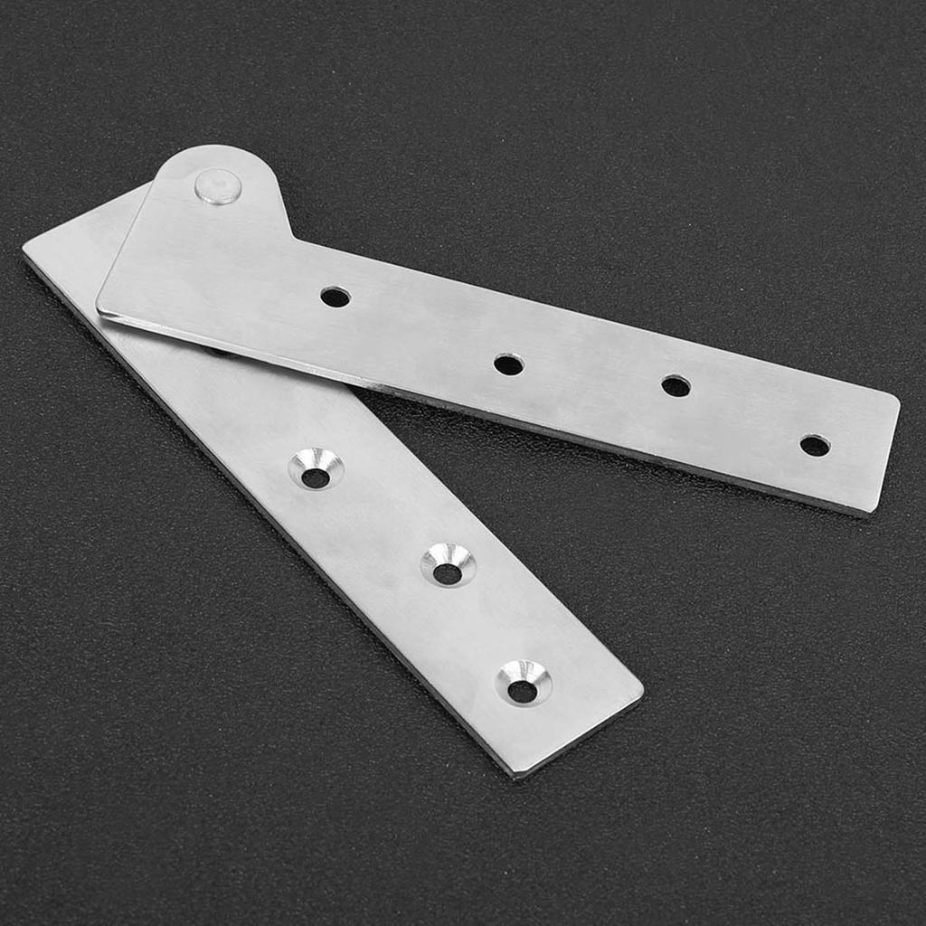 2Pcs Stainless Steel Hinge 180 Degrees Rotation Door Shaft Hinge Furniture Hardware Accessories