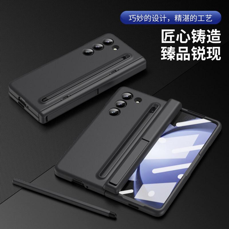 Samsung zfold1 mobile phone case new hinge all-inclusive ultra-thin anti-drop folding screen fold1 case film integrated with pen