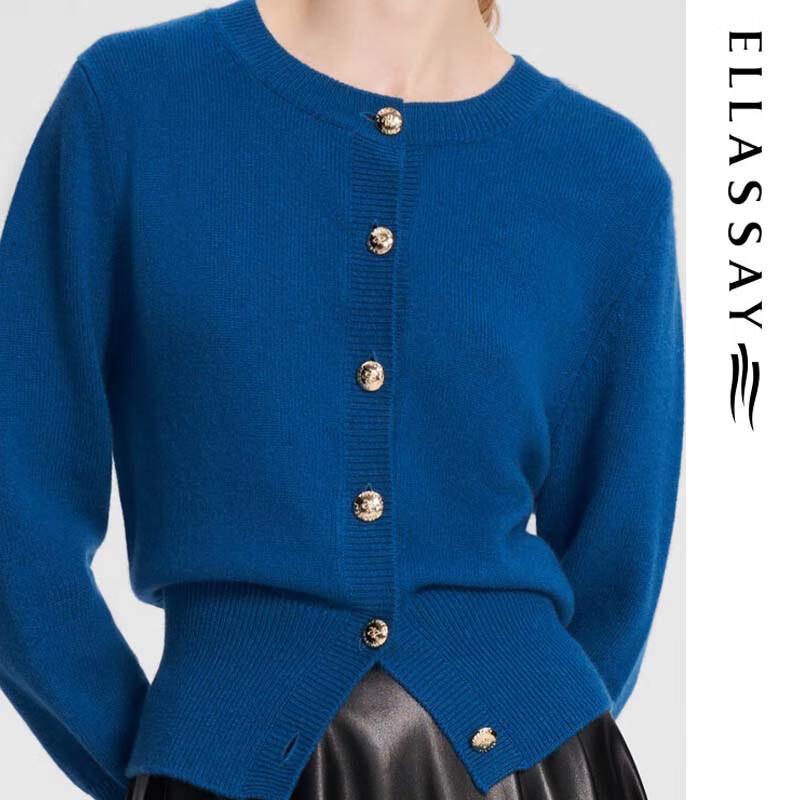ELLASSAY Women's Elegant Cashmere Knit Sweater