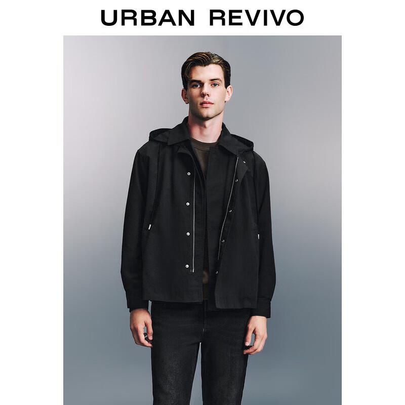 UR Men s Loose Fit Hooded Sporty Jacket UMF140083 S