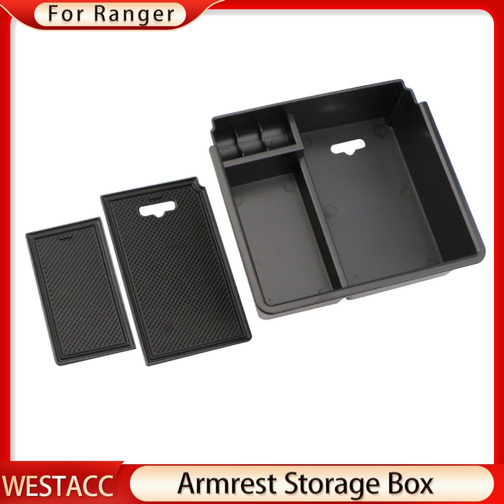 Cutie de Depozitare Cotieră Consola Centrală Auto pentru Ford Ranger 2015 - Organizator Container Tavă Suport Auto