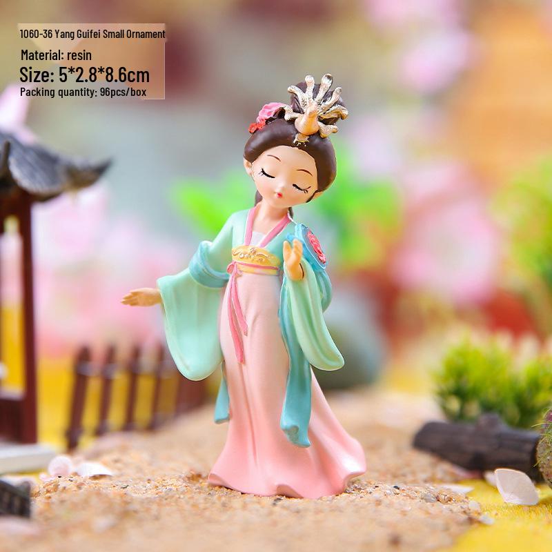 Şarap Dolabı ve Oturma Odası İçin Yaratıcı Retro Prenses Figür Dekorasyonu