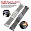 Press Quick Release Magnetic Metal Strap Seamless Stainless Steel Wrist Band for Huawei Watch GT 6 Pro/GT 7 Pro Smartwatch Replacement Accessories