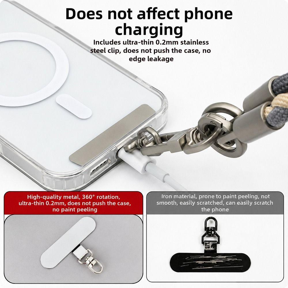 Anti-lost Mobile Phone Anti-lost Rope 8mm Thick Long Chain Neck Straps Travel Use