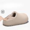 Waterproof Cotton Shoes for Home Wear, Anti-slip and Warm with Fleece Slippers