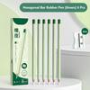 6PCS/Set Pencil Shape Eraser Without Leaving Marks Rubber Eraser Pencil Erasers  for Office School