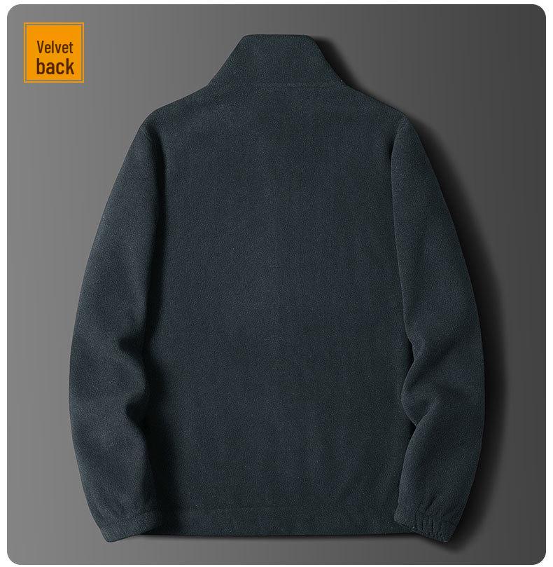 Men's Fleece Climbing Jacket - Middle-aged Dad's Lambswool Cardigan