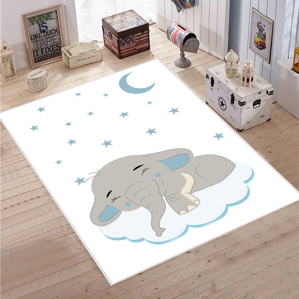 

Mosimoso Home MJ014 Детский ковер с принтом на подошве в горошек 80x150 cm