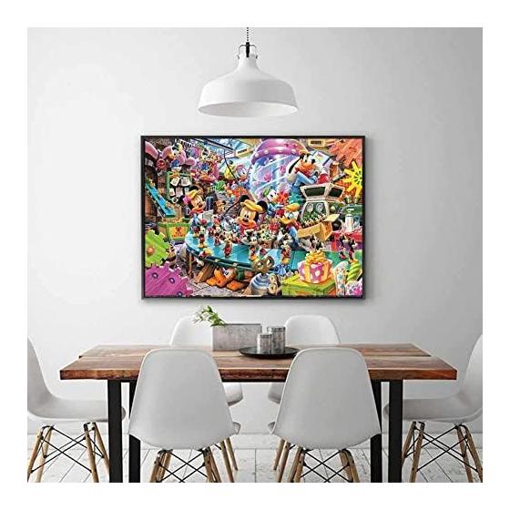 Cross Stitch Kit Diamond Painting Cute Mouse Donald Diamond Painting on the Line Diamond Art Full Paste Type Bead Art 5D Mosaic Art Handmade DIY
