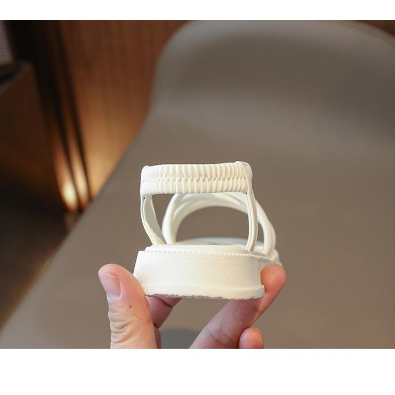 Neue Sommer Koreanischer Stil zum Hineinschlüpfen Offene Zehen Weiche Sohle Strand Sandalen für Mädchen