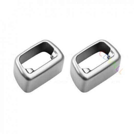 Fit For Toyota Avalon 2019-2022 ABS Silver Interior Seat Belt Buckle Cover Trim