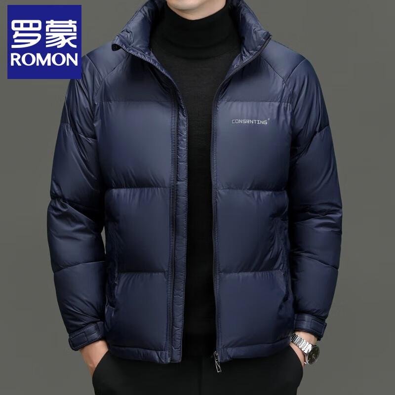 Romon Men s Stand-Collar Thick Padded Jacket 4XL