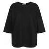 Shop   Women Round Neck Big Size Plain Box ShorT Sleeve T shirT Black Bygo Wsh 2