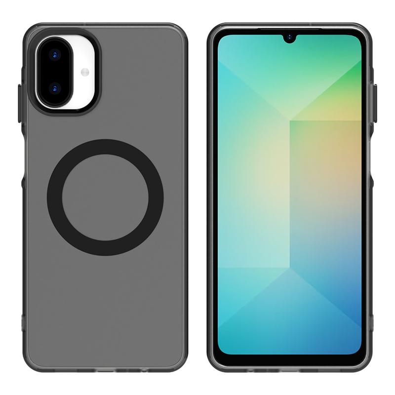 Magnetic Adsorption Wireless Charge Clear Case For Samsung Galaxy A07 Transparent Back Case For Samsung A07 Case For Samsung A07