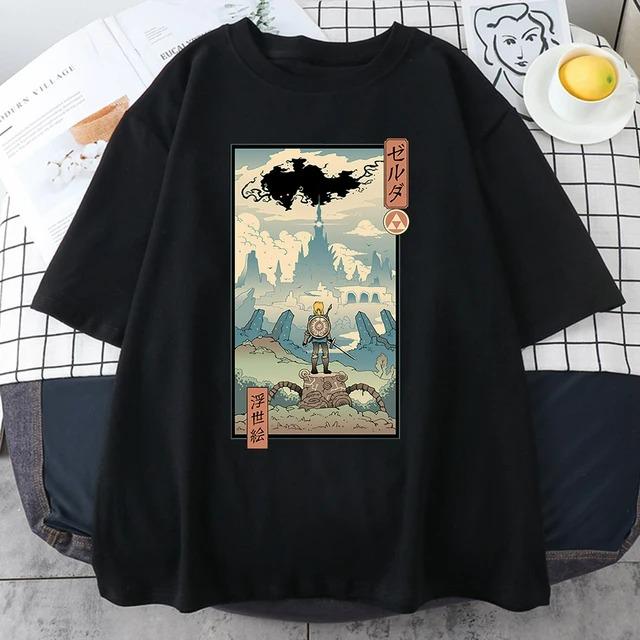 Funny Catzilla Japan Cat Kitten Lover Men T Shirt Male Casual Tees Summer Hombre Oversized Tee Harajuku Shirt Men Clothing