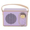 Portable Speaker Cute Old Fashion   Wireless Stereo Sound 500mAh Retro   Speaker for Desktop Bedroom