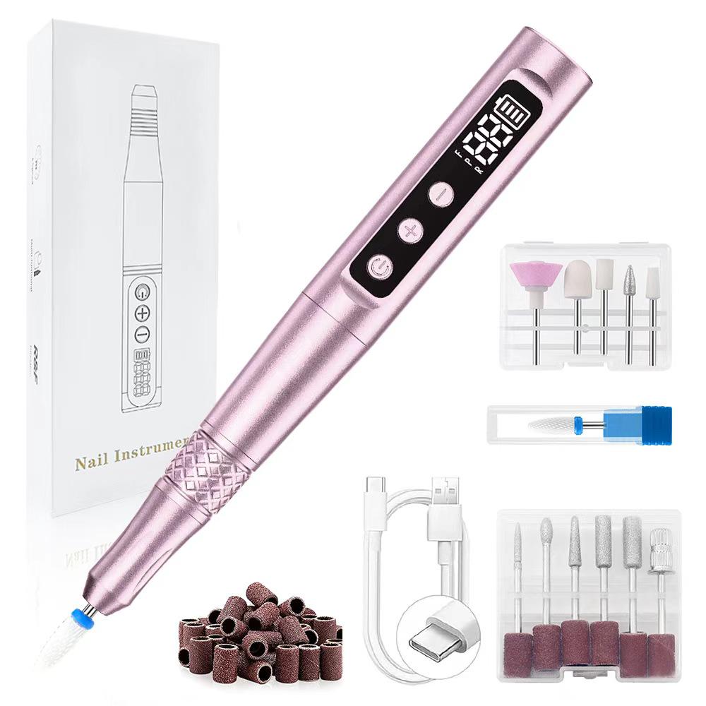 Professional Electric Nail File and Buffer Tool for Manicure and Nail Care