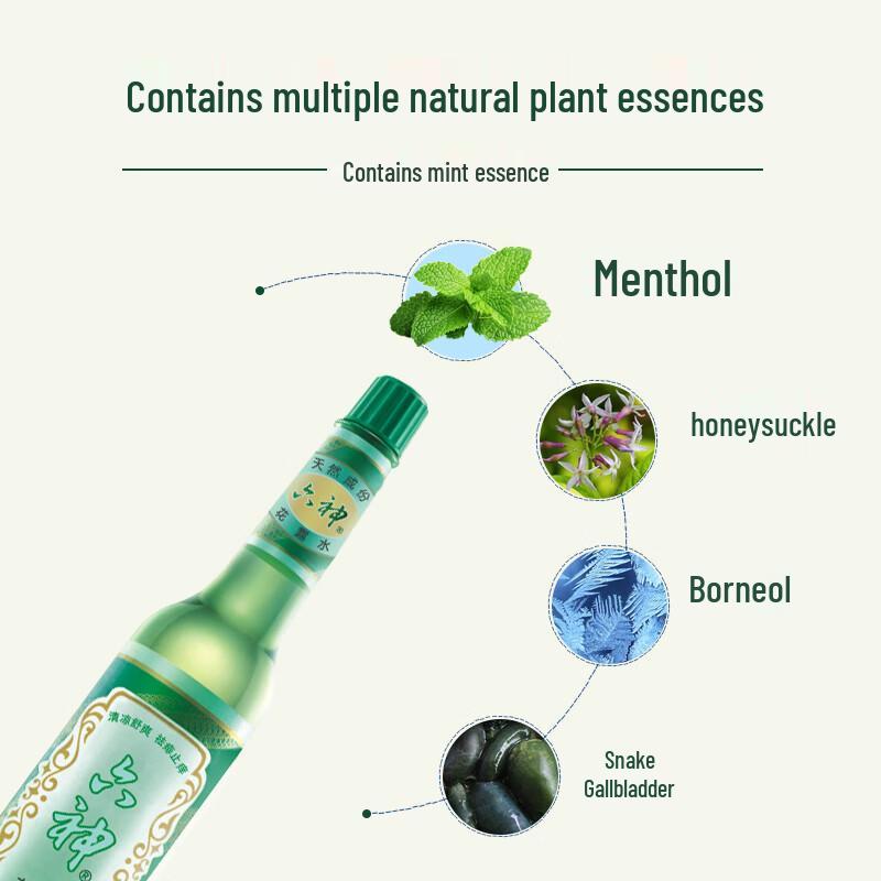 Liùshén Mugwort Cooling Shower Gel & Floral Water Set