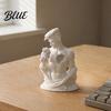 Palm-sized Decor Heart Warrior Figurine, 3D Printed Art Statue for Desk, Detailed Sculpture Minimalist Home Office, Creative Gift Compact Piece