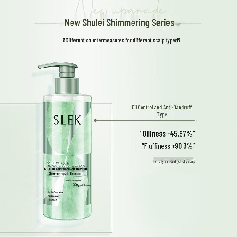 Slek Oil Control Anti-Dandruff Volumizing Shampoo