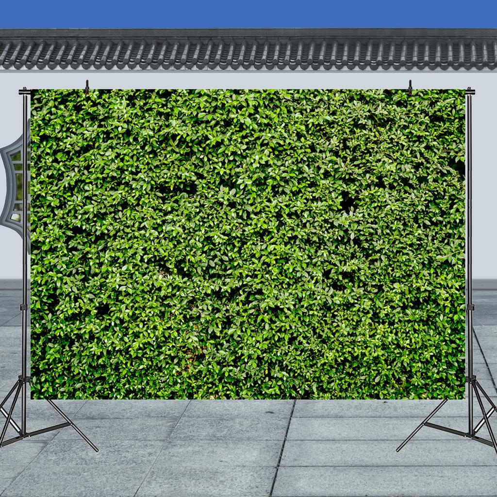 Artificial Leaves Photography Background Fabric Birthday Party Decoration Backdrop