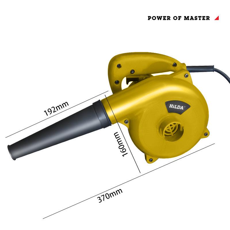 220V Dual-Use Handheld Blower & Vacuum: High Power Hair Dryer, Dust Collector & Leaf Blower
