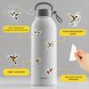 35-50pcs Colorful Hummingbird Stickers Floral Birds Graffiti Sticker Funny Decals Diy Waterproof Motorcycle Laptop Luggage