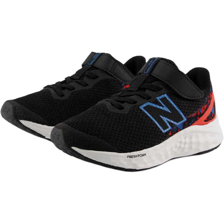 New Balance Fabric Ari Comfortable Soft Low Top Running Shoes Kids Running Shoes Black PAARIGN4