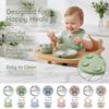 Shockproof Children's Tableware Set Divided Suction Cup Plates Baby Feeding Set  Meal Training
