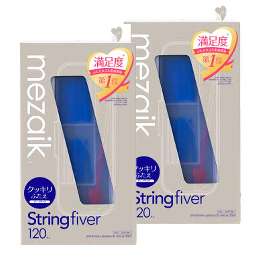 Arts Brains Mezaik String Fiber 120 Deep Type x 2 sets Double eyelid tape mezaik String fiver [Set sale] (120 pieces)