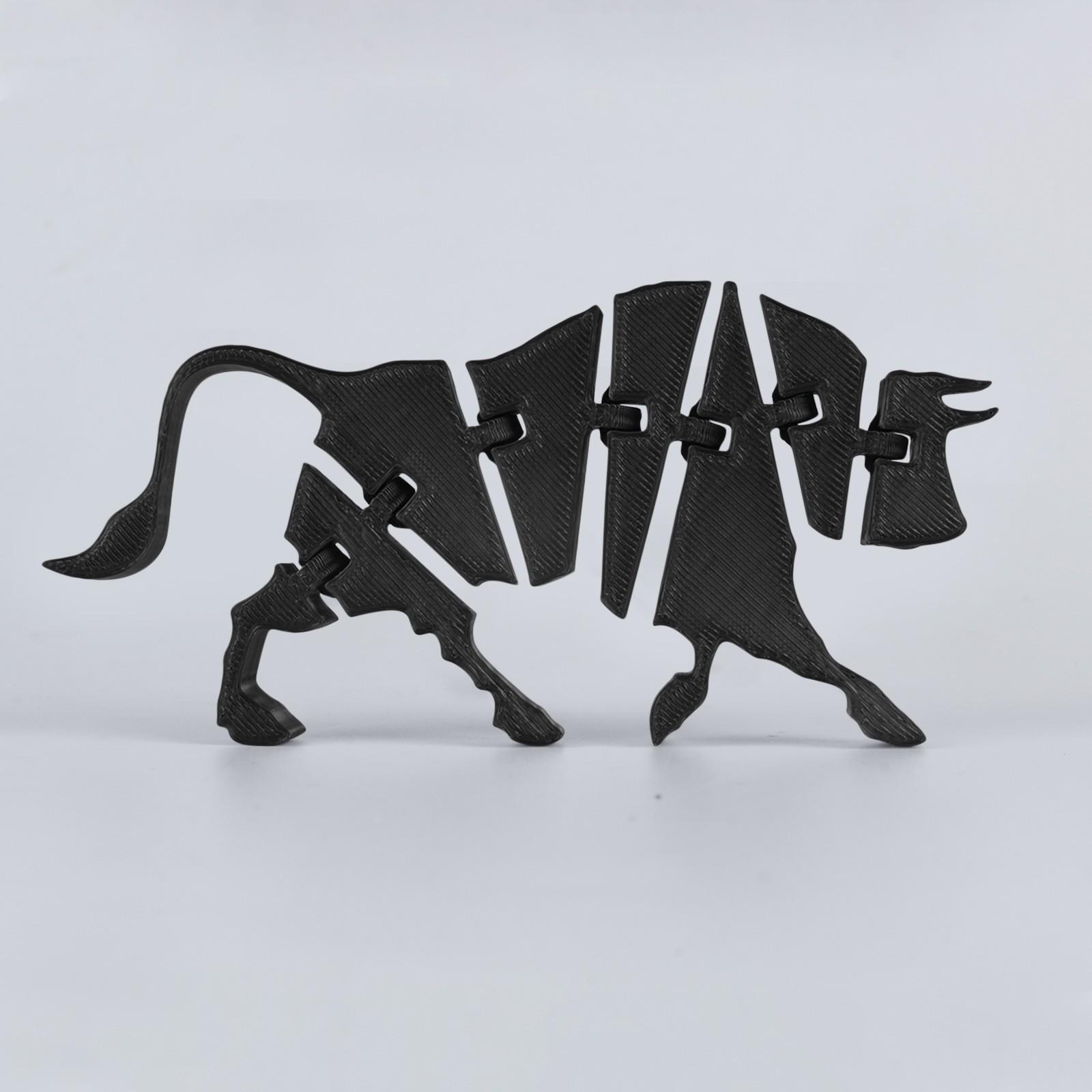 

3D-печать скота 3D-печать шарнирная игрушка-червяк для взрослых и детей Таинственная игрушка-скот One Size