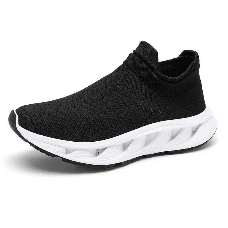 Fashion Slip On Hi Tops Summer Moccasins For Men Woven Men's Trends Sneakers Shoes Silver Sport Affordable Price Importers