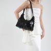 Large Capacity Sequin Shoulder Bag Tote Bag Tassel Crossbody Bag Elegant Evening Banquet Bag  Party