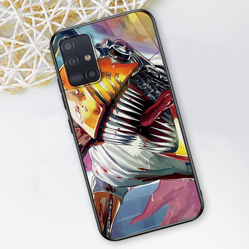 Chainsaw Man Case for Samsung Galaxy A52 A12 A53 A51 A32 A21s A22 A31 A72 A02s A13 5G A11 A41 A03s Silicone Phone Cover Anime