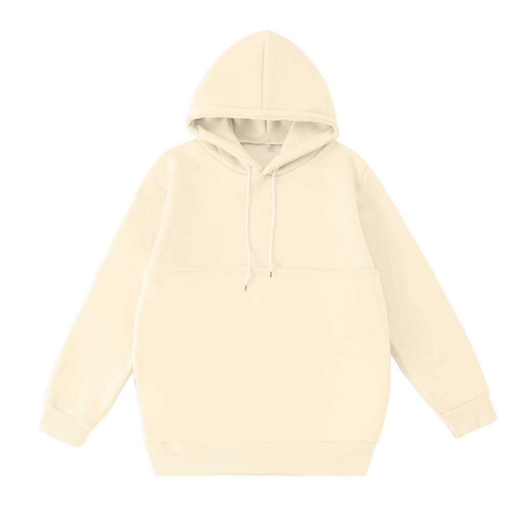 Damenmode Einfarbig Lässig Kapuzenpullover Locker Allround-Sweatshirt