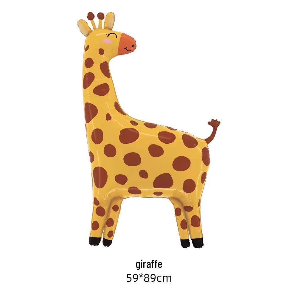 Dschungel Safari Lachende Tierballons: Löwe & Elefant Geburtstagsparty Dekoration