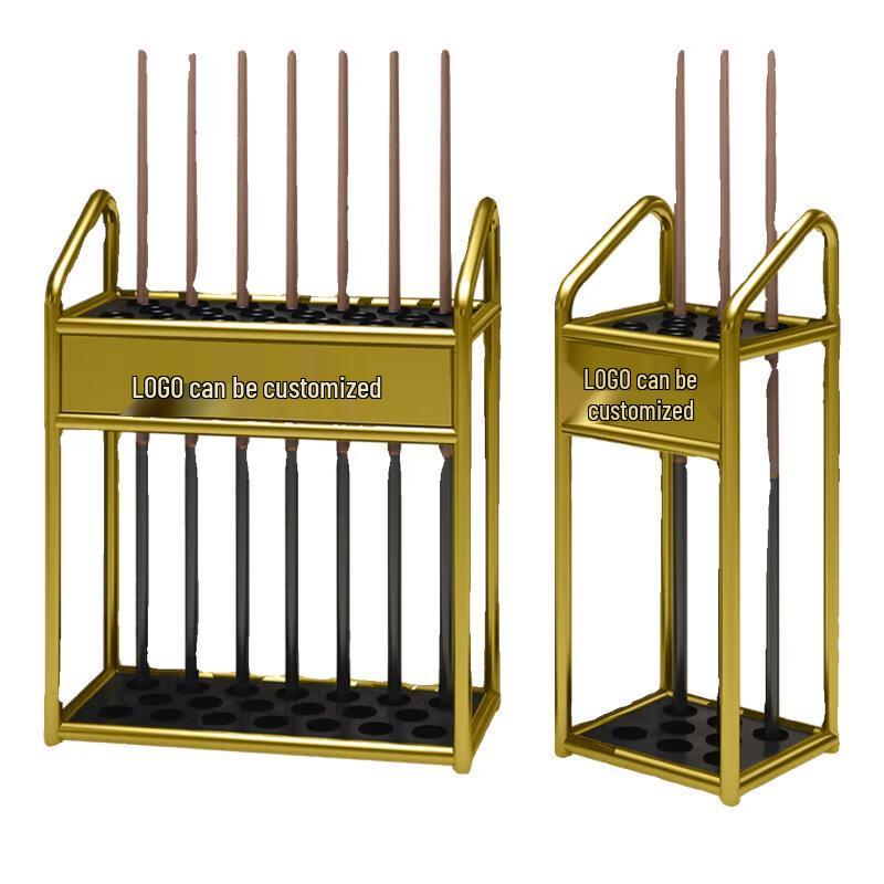 8-Hole Floor-Standing Billiard Cue Rack