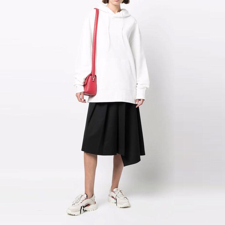 Y-3 Ss22 Solid Color Logo Print Hoodie Unisex Hoodies White HG8801