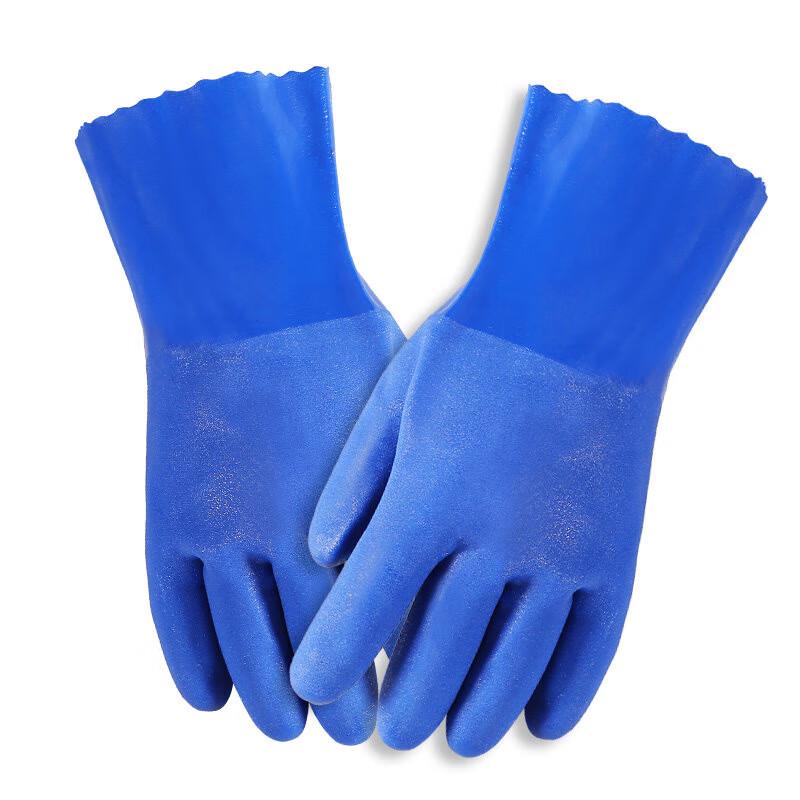 Industrial Oil and Chemical Resistant Waterproof Rubber Gloves