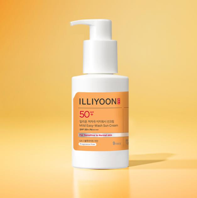 ILLIYOON Mild Easy Wash Sunscreen 150ml Gentle Family Sun Care SPF50+ PA++++