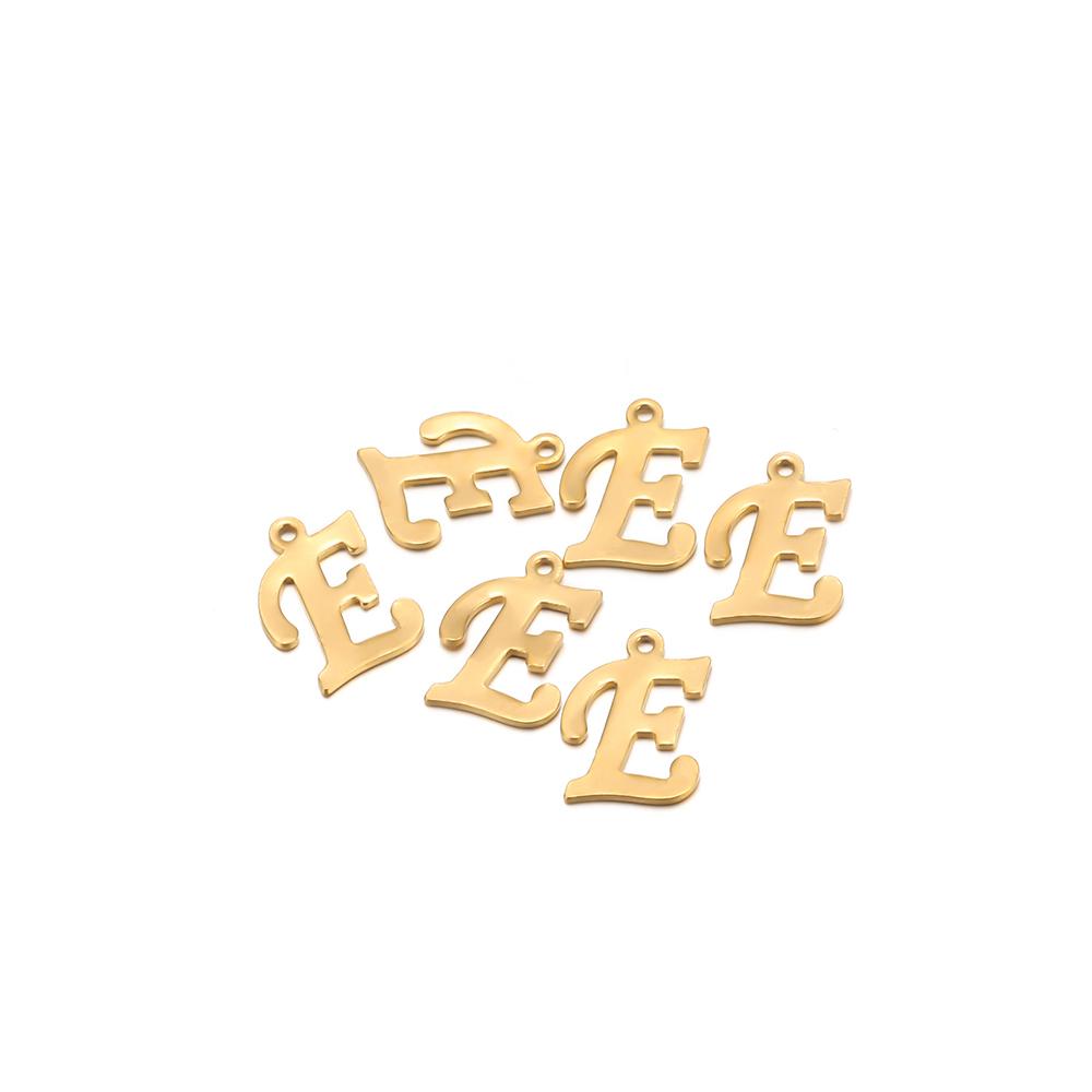 30pcs Stainless Steel A-Z 26 Cursive Font Letter Pendant Alphabet Charms Necklace Pendant DIY Jewelry Bracelet Making Earrings