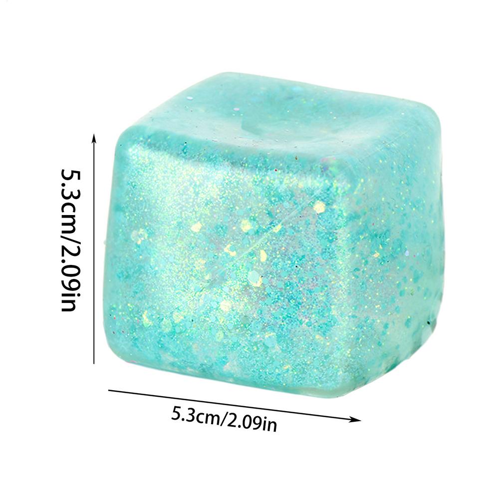 IceCube Anti-stress S quishy Toys Slow Rebound Stress Relief Ball Decompresion Fidget Toy For Adults Birthday Gifts Sensory Toy