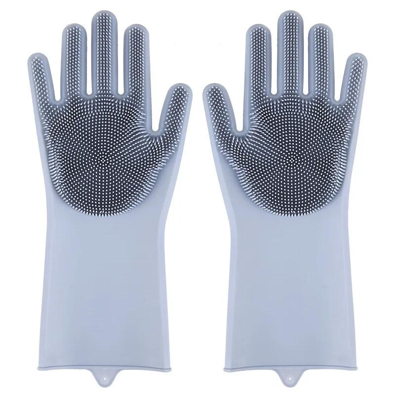 Pet Grooming Gloves, Dog Bathing Shampoo Gloves with High Density Teeth Silicone Pet Hair Remover Brush ,Bath Shampoo Brush